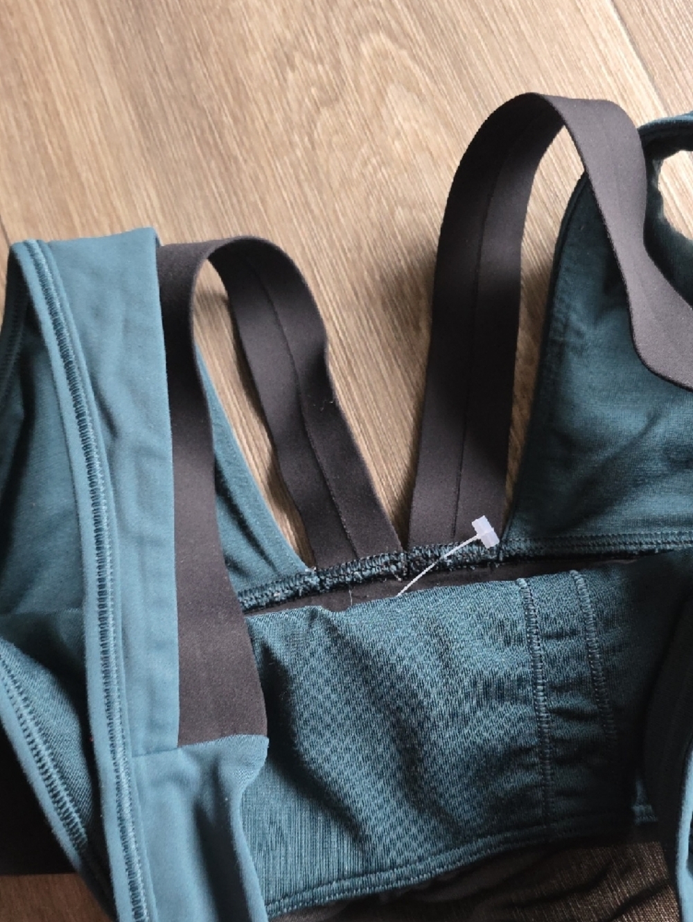 lululemon athletica Teal with Black Band Strappy Sports Bra - Picture 7 of 9